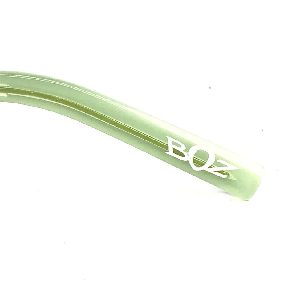 BOZ Eyeglasses Frames STAR 2642 Blue Anise Green Half Rim Cat Eye 52.5-17-131